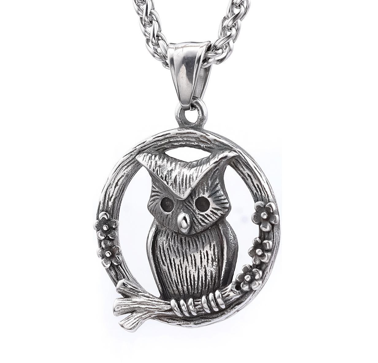Vintage Trend Owl Necklace